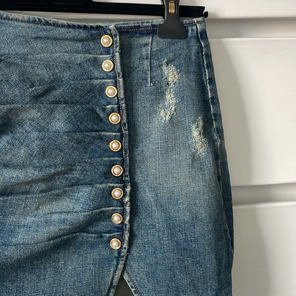 Retrofete Willa Skirt in Ariel Denim, NWT, Size: Small - Picture 4 of 7